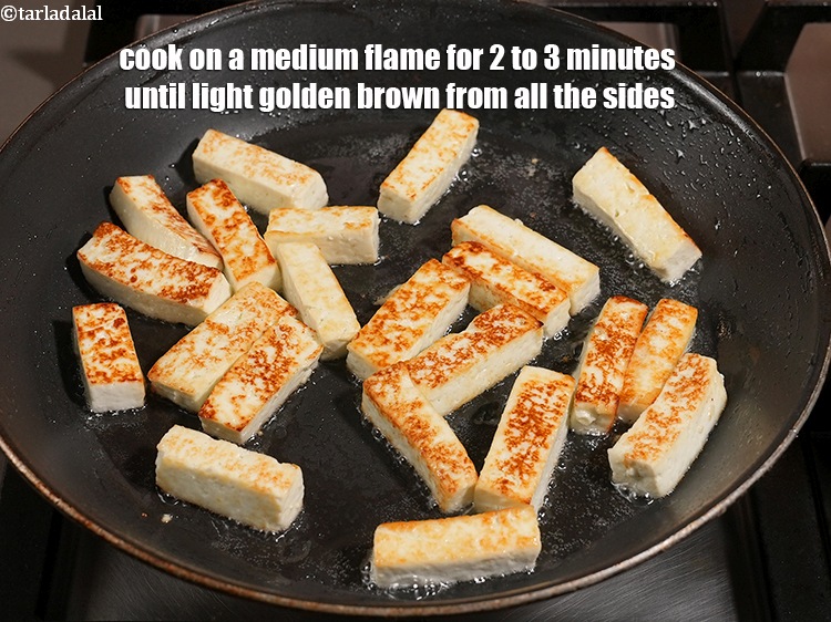 Step 5 – Cook on a medium flame for 2 to 3 minutes until light golden brown from …