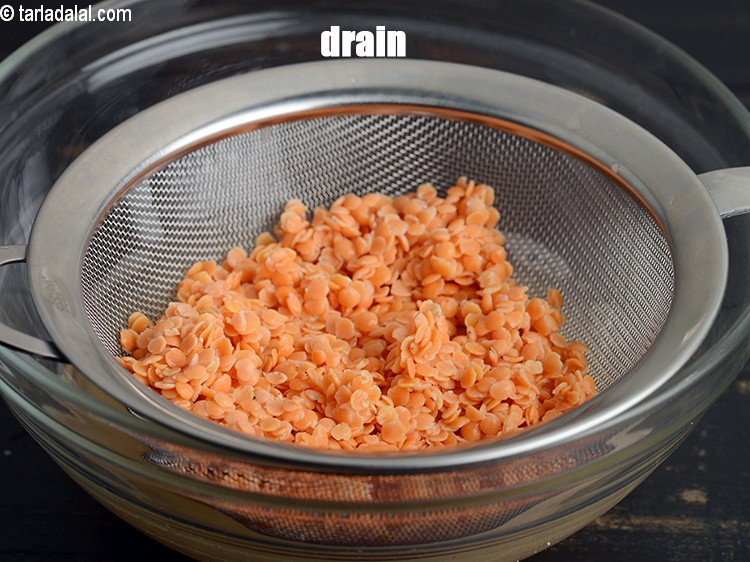 Step 5 – Drain well and keep aside.