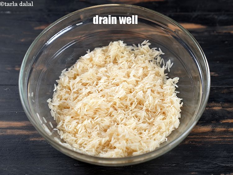 Step 5 – Drain well and keep aside.