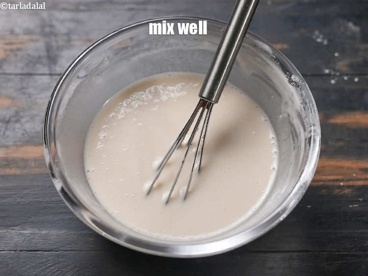 स्टेप 5 – अच्छी तरह मिलाएँ और एक तरफ रख दें।