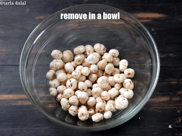 Step 5 – Remove in a bowl and keep aside.