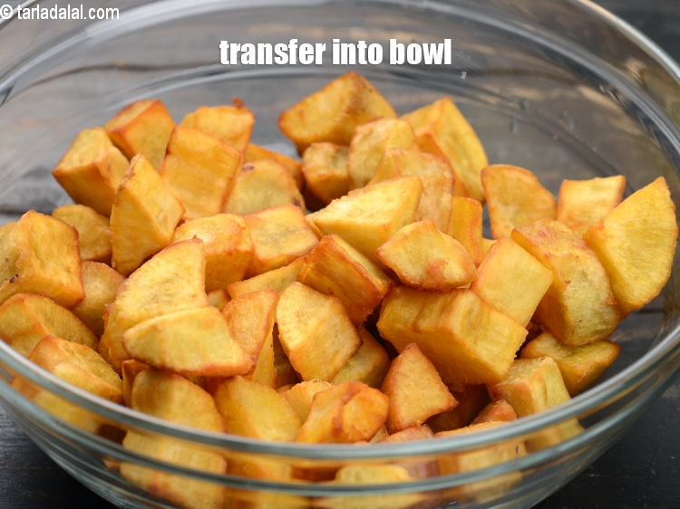 Step 5 – Transfer into a deep bowl.