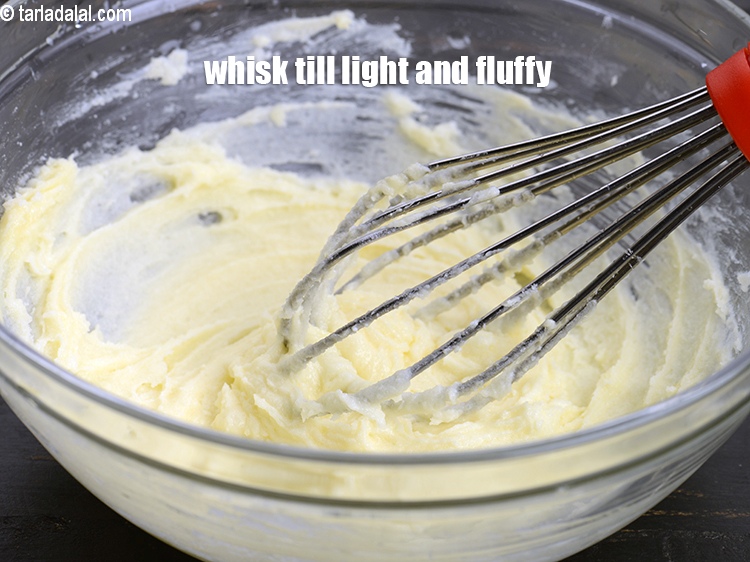 Step 7 – Whisk till light and fluffy.