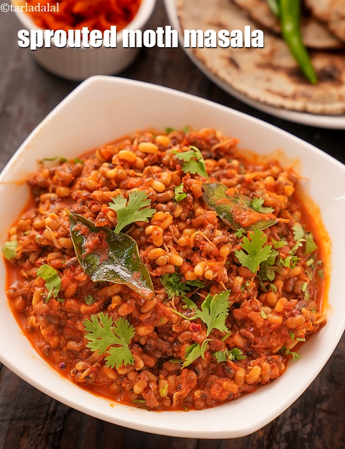 Step 36 – Serve <strong>sprouted masala matki sabzi recipe&nbsp;|&nbsp;sprouted moth masala&nbsp;|&nbsp;matki sprouts curry&nbsp;|&nbsp;healthy snack&nbsp;|</strong> hot.