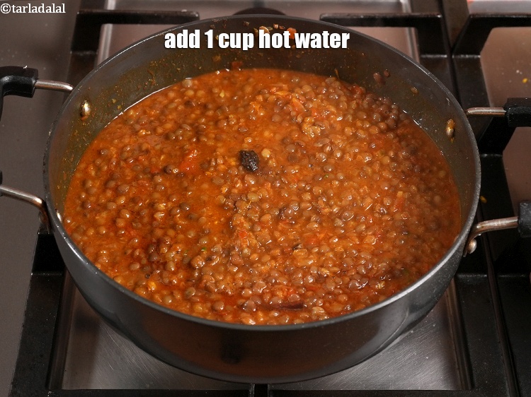 Step 32 – Add 1 cup hot water.