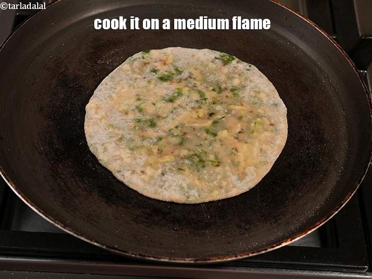 Step 33 – Cook it on a medium flame.