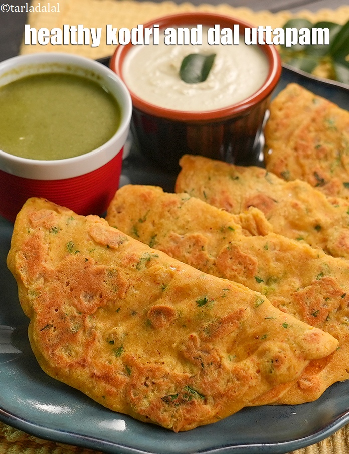 Step 33 – Serve <strong>varagu adai recipe | healthy kodri and dal uttapam | kodo millet adai |</strong> …