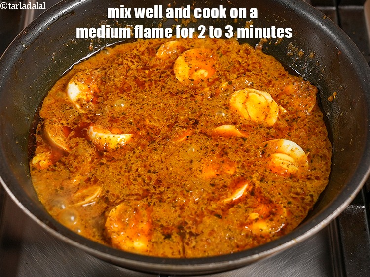Step 32 – Mix well and cook on a medium flame for 2 to 3 minutes.