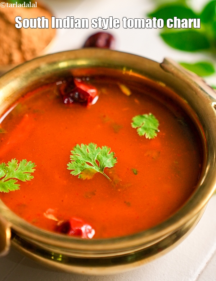 स्टेप 32 – <strong>झटपट टमाटर रसम&nbsp;</strong>को&nbsp;गरमागरम&nbsp;परोसें ।