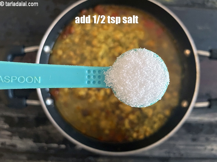 Step 32 – Add salt to taste. We added 1/2 tsp salt.