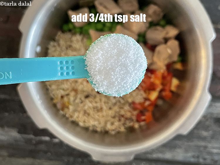 Step 32 – Add salt to taste. We added 3/4th&nbsp;tsp salt.&nbsp;