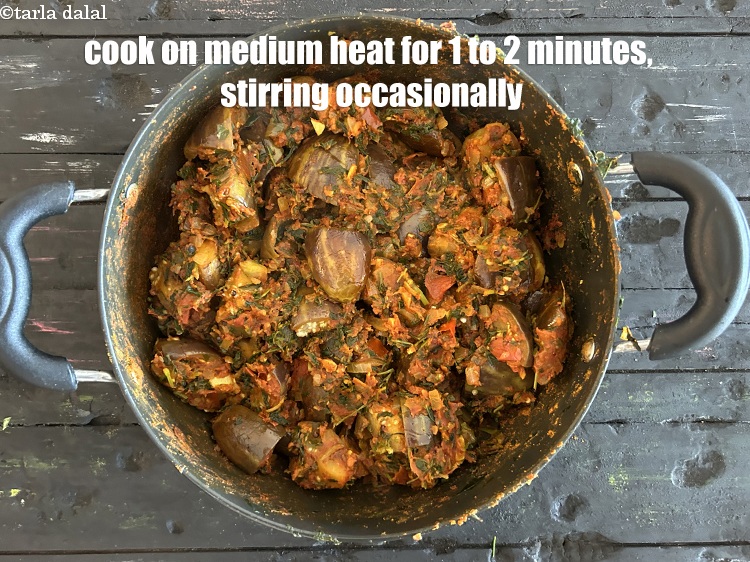 Step 33 – Cook on a medium flame for another 1 to 2 minutes, while stirring occasionally.