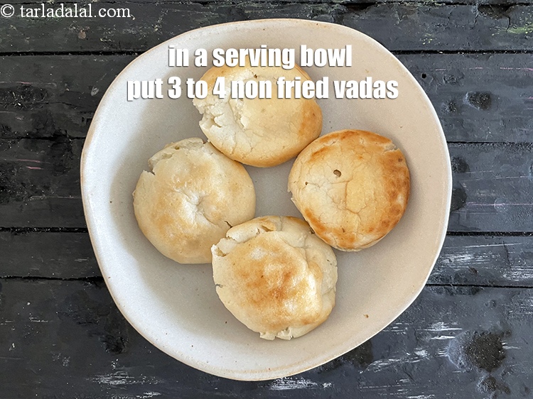 Step 32 – To <strong>low calorie dahi vada recipe | non fried dahi vada | healthy no fry …