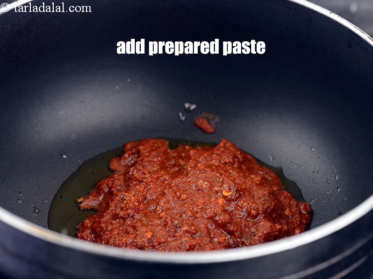 Step 33 – Add the prepared paste.