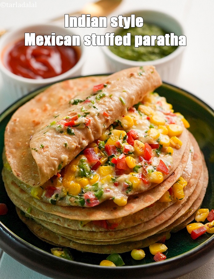 स्टेप 34 – <strong>मैक्सिकन पराठा रेसिपी&nbsp;|&nbsp;भारतीय स्टाइल मेक्सिकन भरवां पराठा&nbsp;|&nbsp;मैक्सिकन वेज पराठा&nbsp;|&nbsp;मैक्सिकन पराठा …