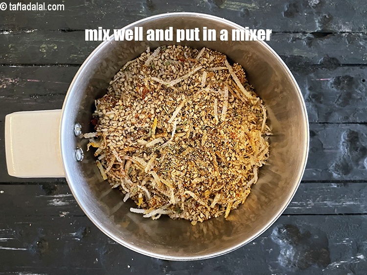 Step 32 – Mix well and put in a mixer.