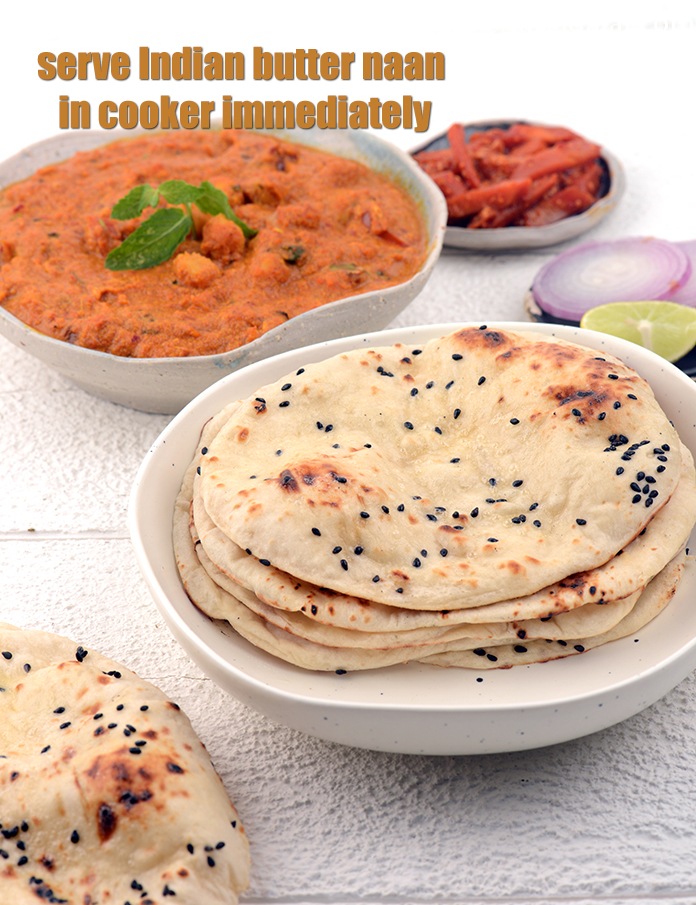 स्टेप 31 – <strong>प्रेशर कुकर नान रेसिपी को</strong>&nbsp;अपनी पसंद की सब्जी के साथ …
