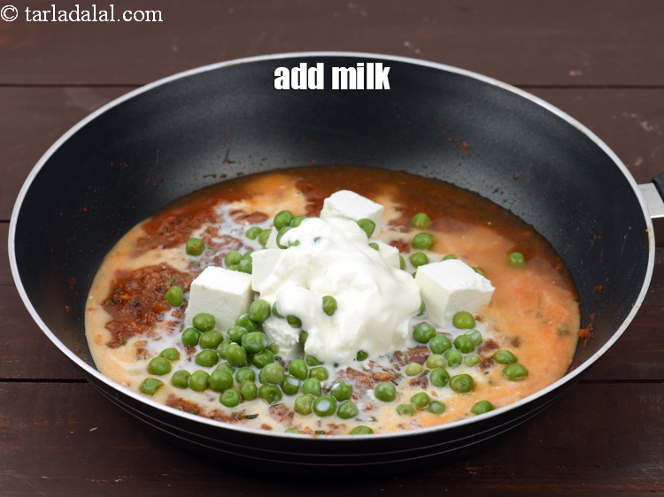 Step 34 – Add 2 tbsp <a href="https://www.tarladalal.com/glossary-milk-doodh-full-cream-milk-514i">milk</a>.