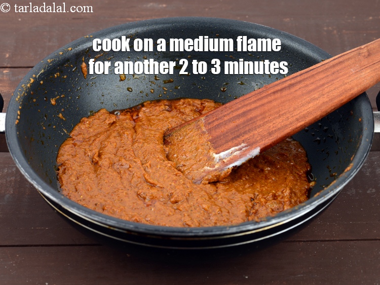 Step 33 – Cook on a medium flame for another 2 to 3 minutes, while stirring occasionally.