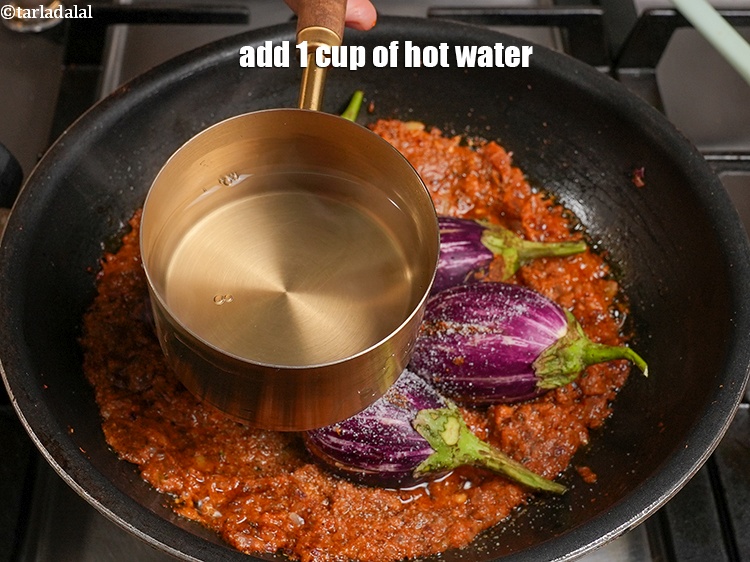 Step 33 – Add 1 cup of hot water.&nbsp;
