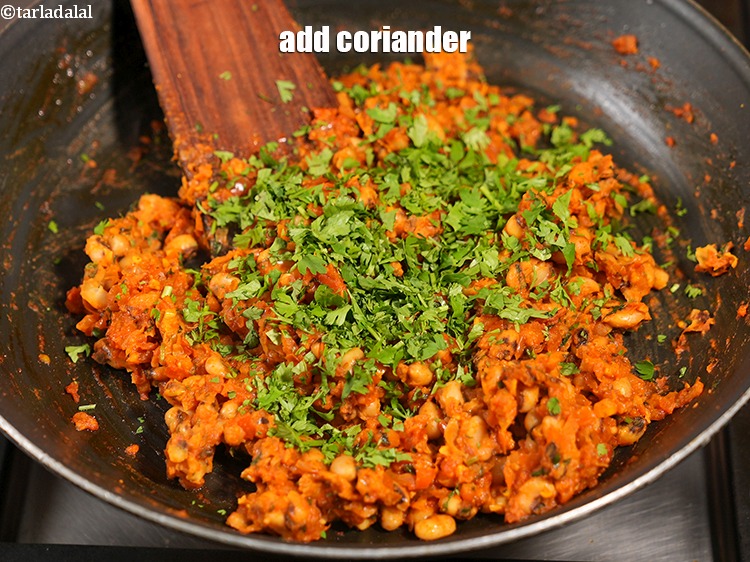 Step 33 – Add coriander.