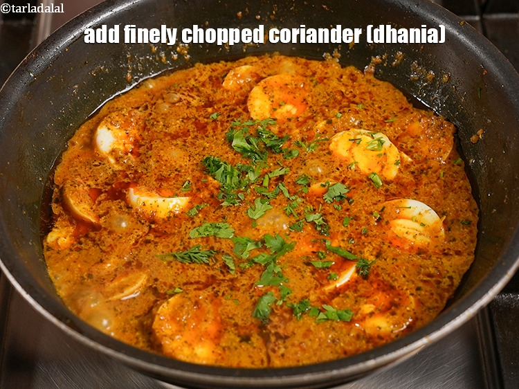 Step 33 – Add 2 tbsp&nbsp;finely&nbsp;<a href="https://www.tarladalal.com/glossary-chopped-coriander-783i">chopped coriander (dhania)</a>.