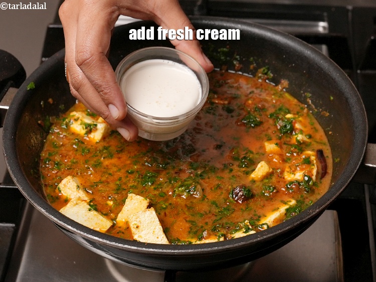 Step 33 – Add 2 tbsp fresh cream. The most noticeable effect is creating a luxuriously rich and …