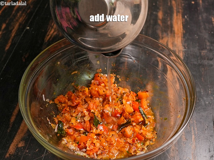 Step 33 – Add &frac14; cup water.