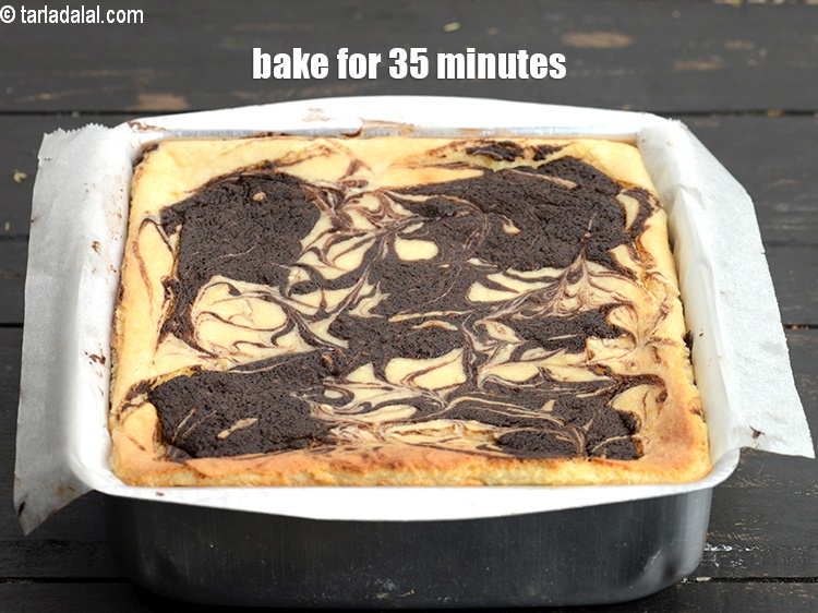 Step 33 – Bake it in a pre-heated oven at 170&deg;C (350&deg;F) for 35 minutes.