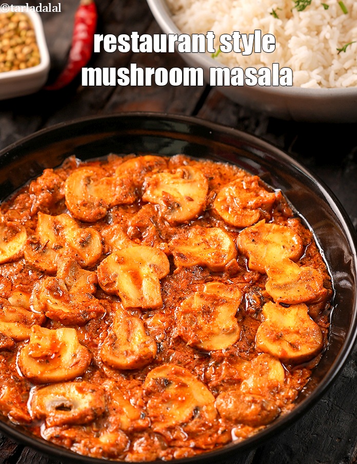 स्टेप 32 – <strong>मशरूम मसाला रेसिपी&nbsp;|&nbsp;रेस्तरां स्टाइल मशरूम मसाला&nbsp;|&nbsp;मसालेदार मशरूम सब्ज़ी&nbsp;|</strong>गरमागरम&nbsp;परोसें ।
