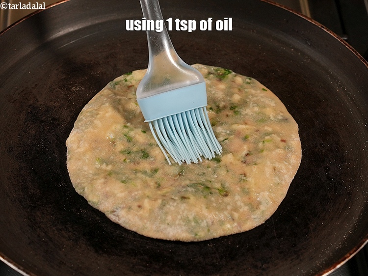 Step 34 – Using 1 tsp of oil.