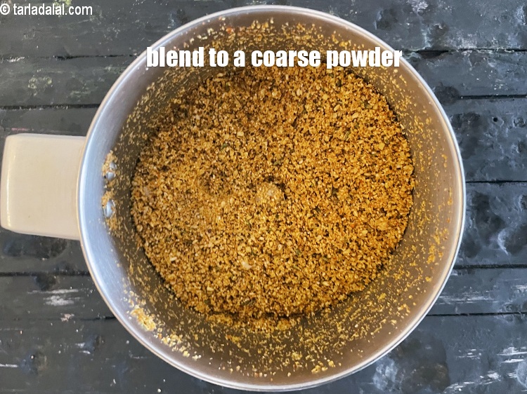 Step 33 – Blend it in a mixer to a coarse powder.