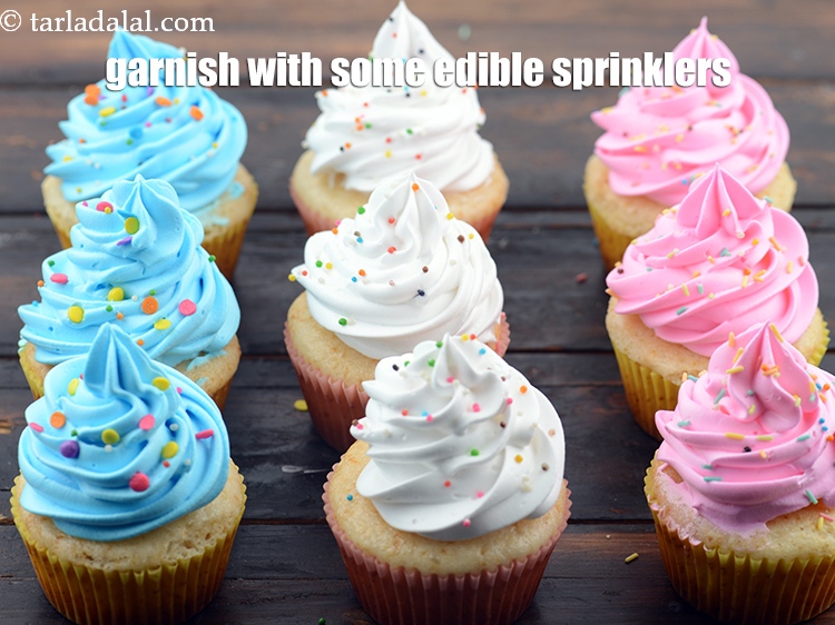 Step 33 – Garnish with some edible sprinklers of your choice and serve.