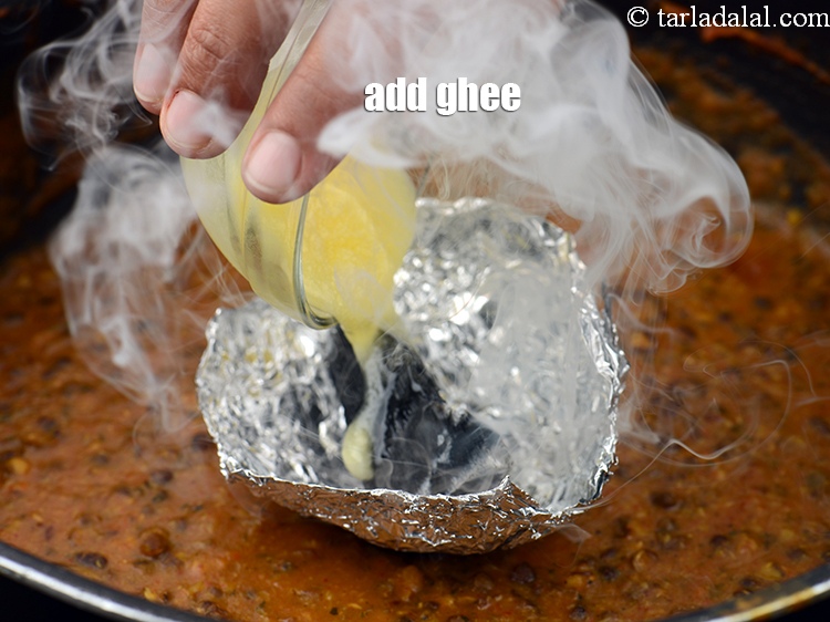 Step 33 – Add 2 tsp ghee.