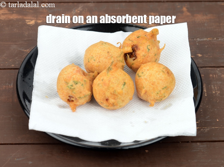 Step 37 – Drain on an absorbent paper.