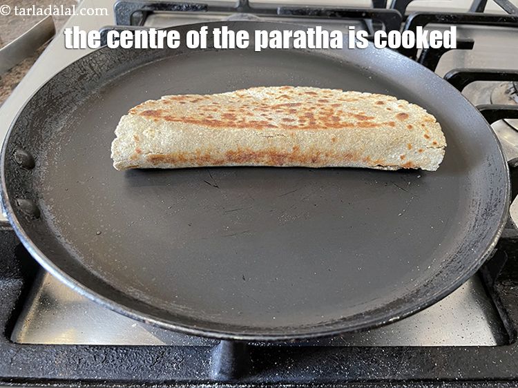 Step 36 – See the edges are now well cooked.