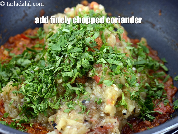 Step 33 – Add 2 tbsp finely <a href="https://www.tarladalal.com/glossary-chopped-coriander-783i">chopped coriander (dhania)</a>.
