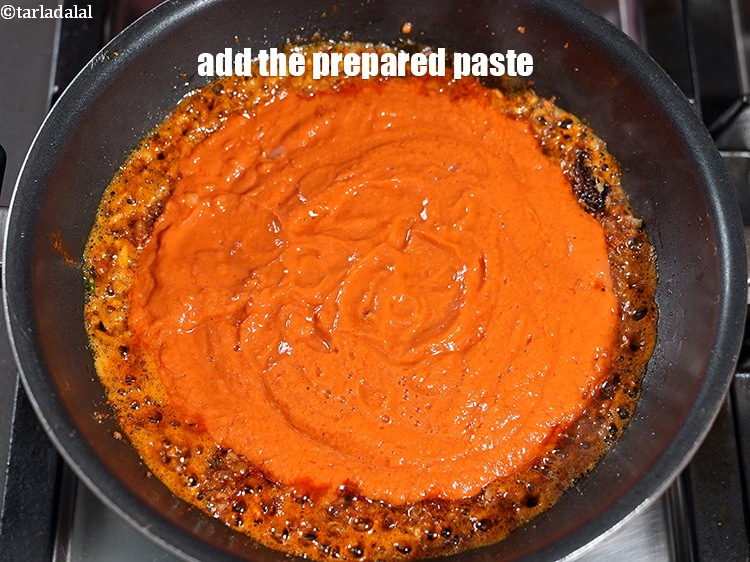 Step 34 – Add the prepared paste.