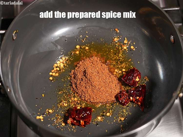 Step 34 – Add the prepared spice mix.