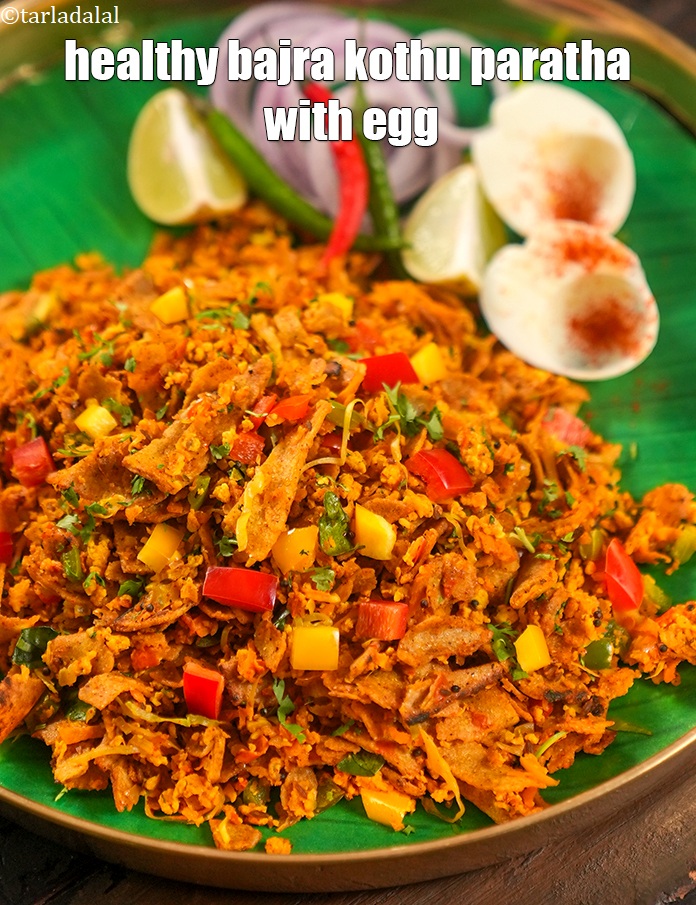 Step 34 – Serve <strong>egg kothu paratha recipe | healthy bajra kothu paratha with egg | egg and …