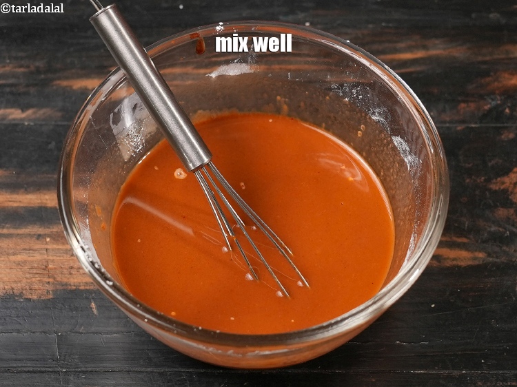 Step 33 – Mix well and keep aside.