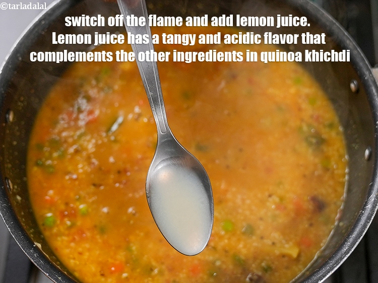 Step 34 – Switch off the flame and add 1 tsp <a href="https://www.tarladalal.com/glossary-lemon-juice-numbi-ka-ras-nimbu-ka-juice-471i">lemon juice</a>. Lemon juice has a …