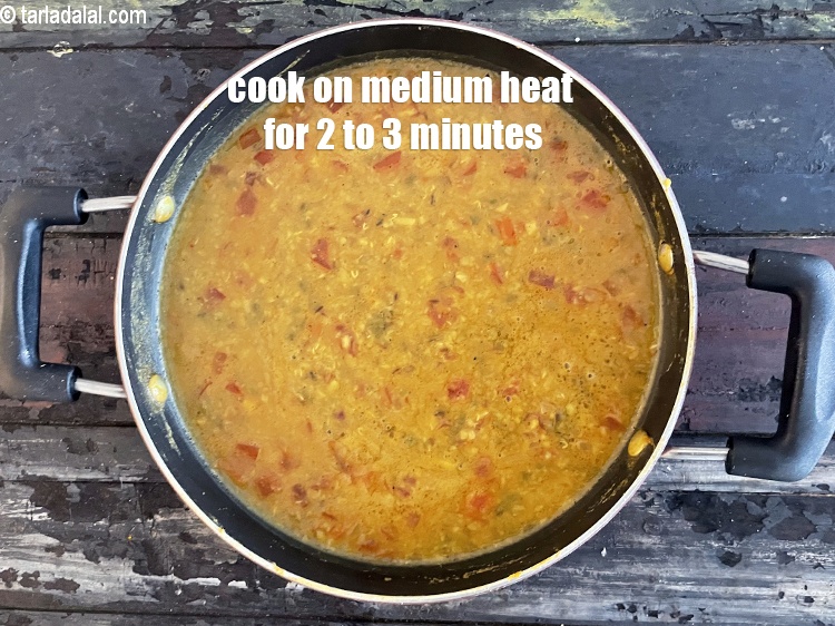 Step 34 – Cook <strong>Rajasthani dal | green moong dal and chana dal recipe | healthy&nbsp;Rajasthani dal | …