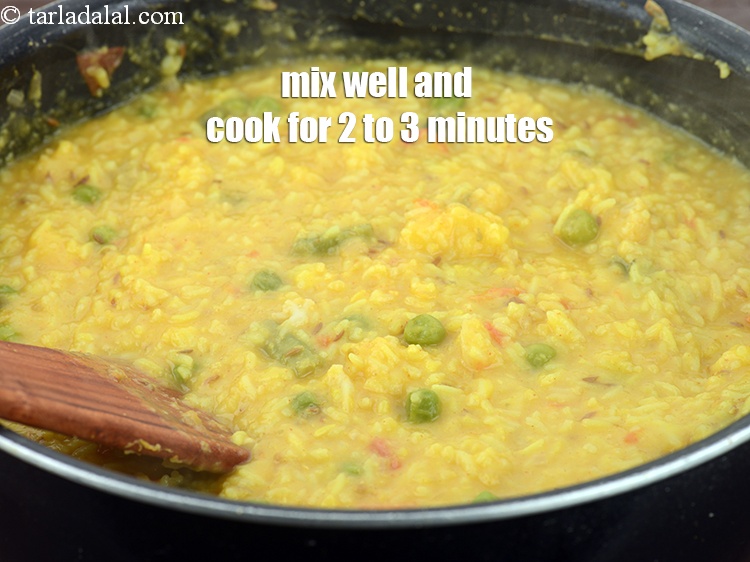 Step 35 – Mix well and cook on a medium flame for 2 to 3 minutes, while stirring …