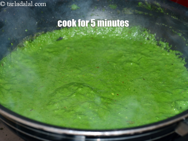 Step 34 – Cook for 5 minutes, while stirring occasionally. Keep aside.