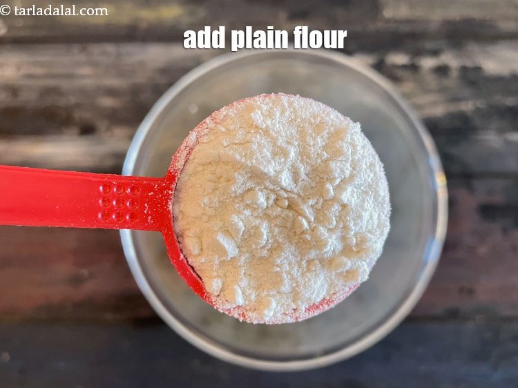 Step 33 – Add&nbsp;<meta charset="UTF-8" />4 tbsp&nbsp;<a href="glossary-plain-flour-maida-188i">plain flour (maida)</a>.