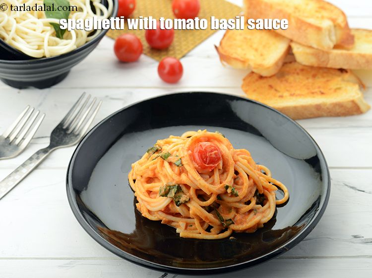 Step 35 – Serve<strong>&nbsp;basil and tomato pasta recipe | tomato basil pasta | spaghetti with tomato basil sauce …