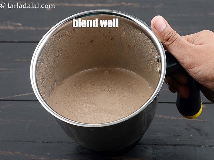 स्टेप 35 – अच्छी तरह ब्लेंड करें।&nbsp;