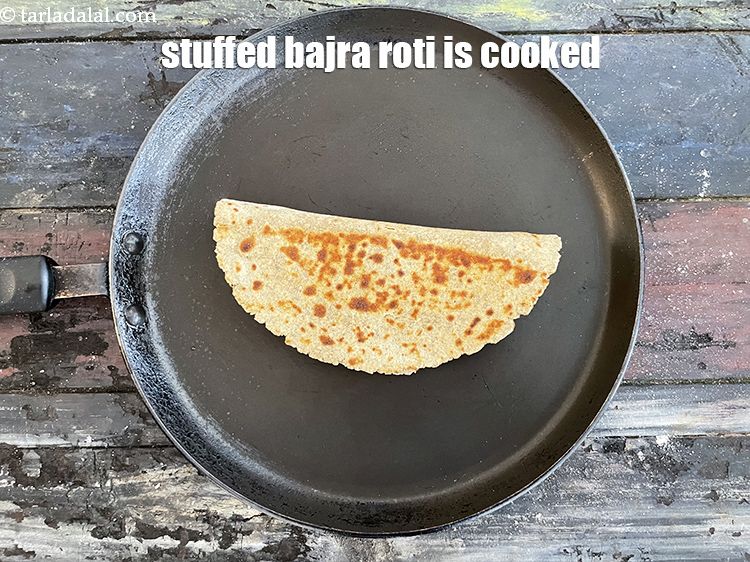 Step 37 – Our paratha is cooked.