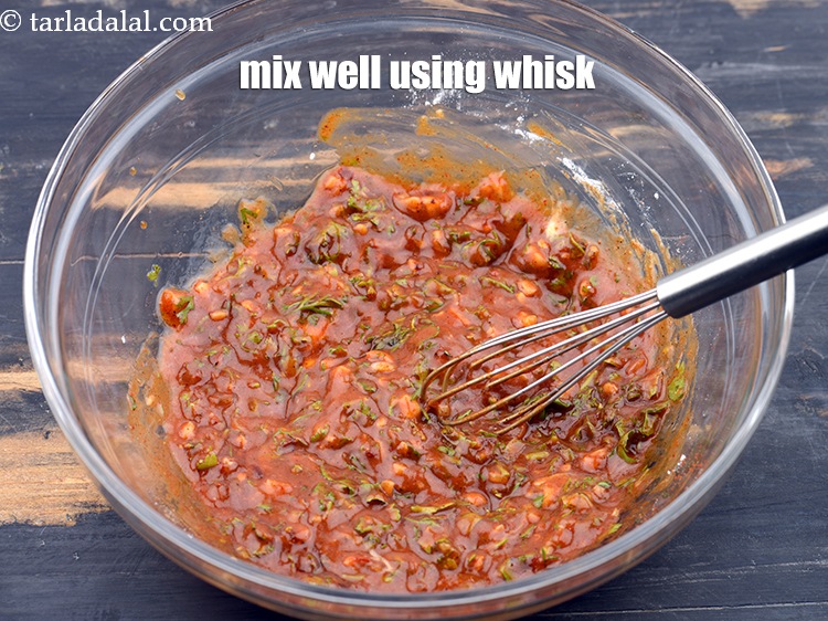 Step 35 – Mix well using a whisk.